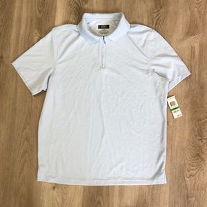 NWT‼️ALFANI BLUE QUARTER ZIP SHIRT